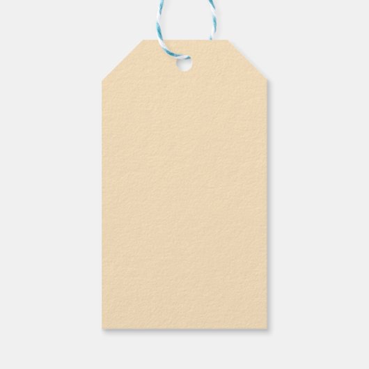 Flapper met maretak cadeaulabel (Achterkant)