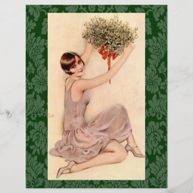 Flapper met Mistletoe (Voorkant)