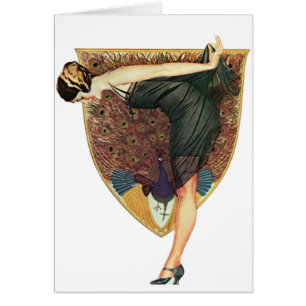 Flapper met Peacock Emblem