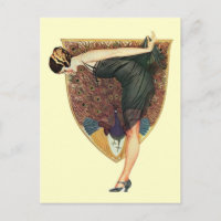 Flapper met Peacock Emblem