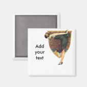 Flapper met Peacock Emblem Magneet (Voorkant / Achterkant)