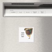 Flapper met Peacock Emblem Magneet (Insitu (Vaatwasser))