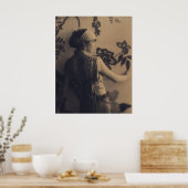 Flapper-Mode - 1920s-uitgang en haarstijl Poster (Keuken)