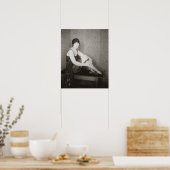 Flapper Mode, 1922. Oude Foto Poster (Keuken)
