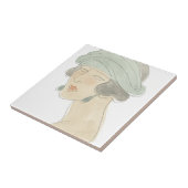 Flapper Mode Schets - Portret Tegeltje (Zijkant)