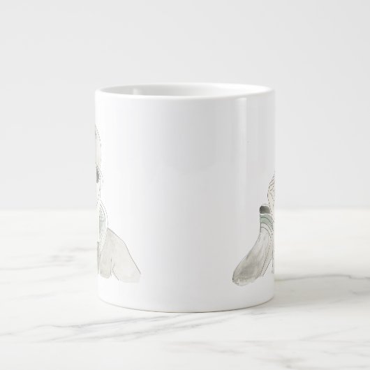 Flapper Mode Sketch Grote Koffiekop (Voorkant)