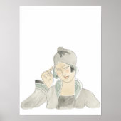 Flapper Mode Sketch Poster (Voorkant)