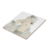 Flapper Mode Sketch Tegeltje (Zijkant)