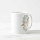 Flapper Mode Sketch - Vrouw met Pet Koffiemok (Voorkant rechts)