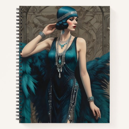Flapper Nocturna Notitieboek (Voorkant)