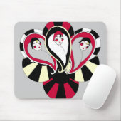 Flapper Paisley Art Deco inspireerde Mousepad Muismat (Met muis)