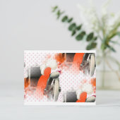 flapper polkadots briefkaart (Staand voorkant)