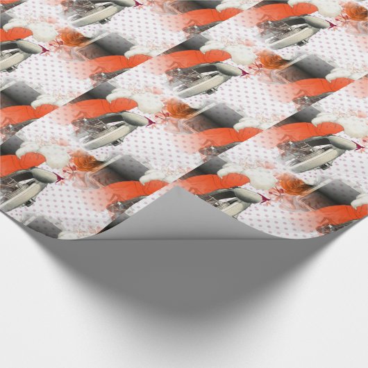 flapper polkadots cadeaupapier (Hoek)