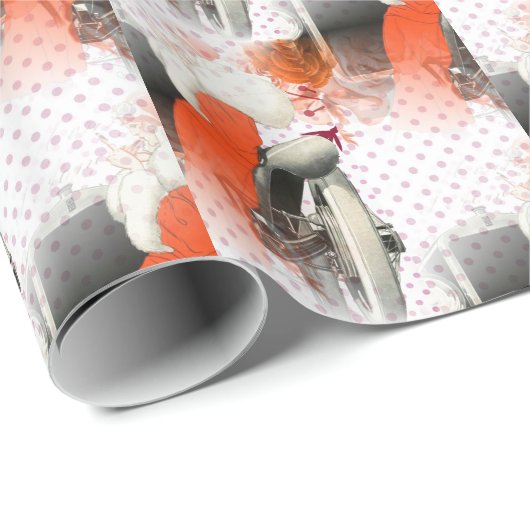 flapper polkadots cadeaupapier (Rol Hoek)