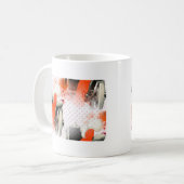 flapper polkadots koffiemok (Voorkant links)