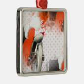 flapper polkadots metalen ornament (Rechts)