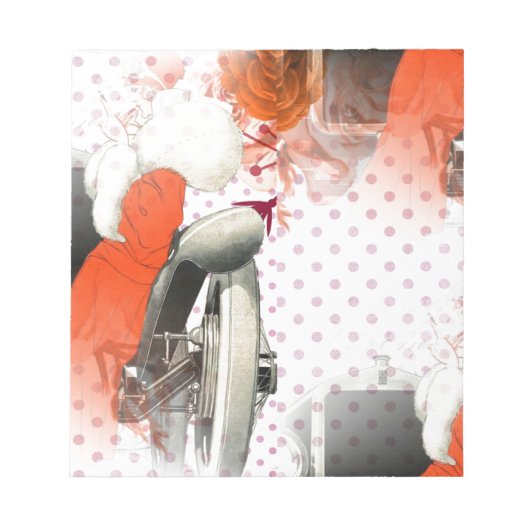 flapper polkadots notitieblok (Voorkant)