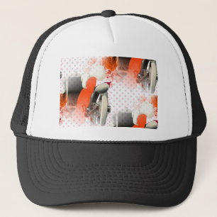 flapper polkadots trucker pet
