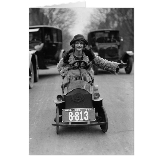 Flapper stuurprogramma Pedal Auto, 1924 (Voorkant)
