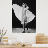 Flapper Style Dress uit de jaren 20 Poster (Keuken)
