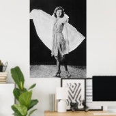 Flapper Style Dress uit de jaren 20 Poster (Thuiskantoor)
