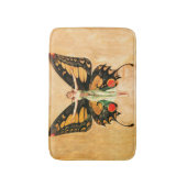 Flapper Vlinder Leyendecker Vrouw Illustratie Badmat (Voorkant Verticaal)