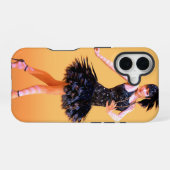Flapperdansen vintage iPhone 16 hoesje (Achterkant horizontaal)