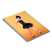 Flapperdansen vintage notitieboek (Rechterzijde)