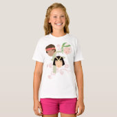 Flappermeisjes roaring twenties t-shirt (Voorkant volledig)