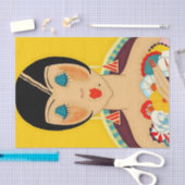 "Flappers and Flowers" Art Deco van Jose Carlos Tissuepapier (Craft)