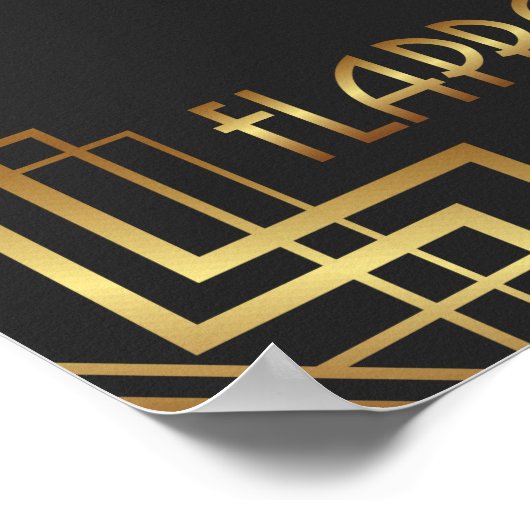 Flappers Party Sign. 1920 Poster (Hoek)