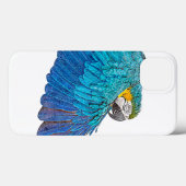 Flapping Blue and Yellow Macaw Case-Mate iPhone Case (Achterkant (horizontaal))