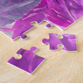 Flapping Flamingos Pink Feathers puzzle Legpuzzel (Zijkant)