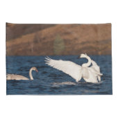 Flapping Swan Kussensloop (Achterkant-Rechts)