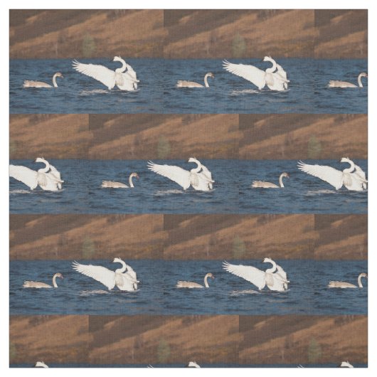 Flapping Swan Stof (Swatch)