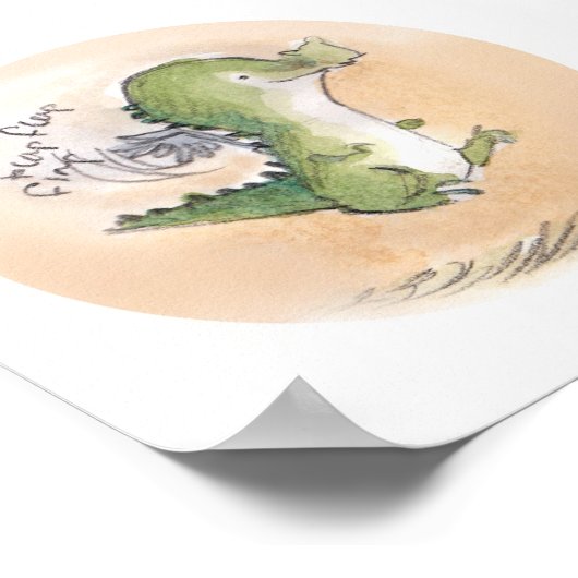 Flappy Cuthbert Print (Hoek)