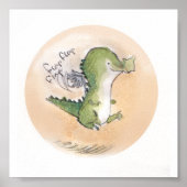 Flappy Cuthbert Print (Voorkant)