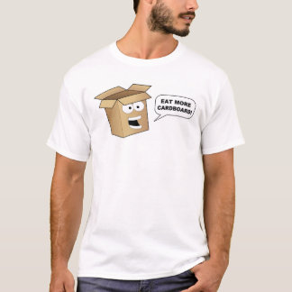 Flappy zegt "eet meer karton" t-shirt