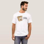 Flappy zegt "eet meer karton" t-shirt (Voorkant volledig)