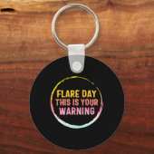 Flare Day Complex Regional Pain Syndroeness Sleutelhanger (Voorkant)