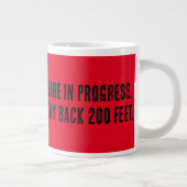 Flare in uitvoering. Blijf 200 meter achter. Grote Koffiekop (Rechts)