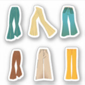 Flared Pant Stickers (Voorkant)