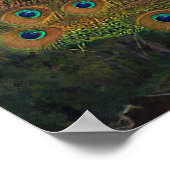 Flared Peacock Poster (Hoek)