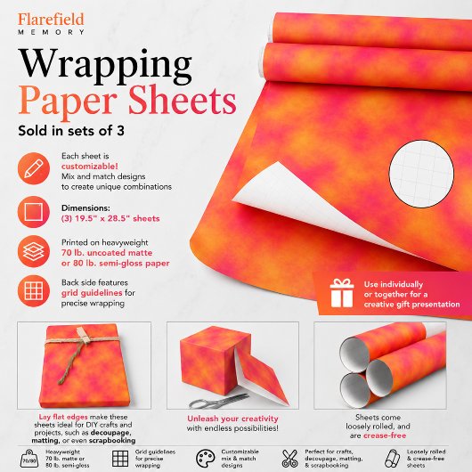 Flarefield Memory Inpakpapier Vel