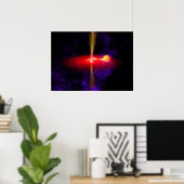 Flaring Black Hole Poster (Thuiskantoor)