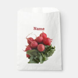 Flaring Red Radish Bunch Bedankzakje