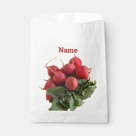 Flaring Red Radish Bunch Bedankzakje (Voorkant)