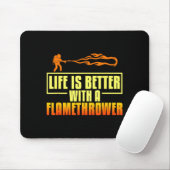 Flarower Gun Fire Thrower Flame Wean Quotes  Muismat (Met muis)