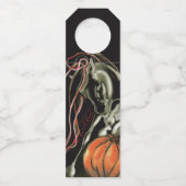 Flaschenanhänger Halloween Party, Geisterpferd Flessenhanger (Voorkant)