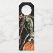 Flaschenanhänger Halloween Party, Geisterpferd Flessenhanger (Achterkant)